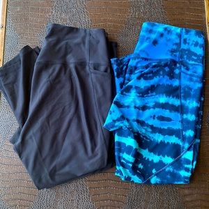 3 PAIRS! Old Navy Powersoft Elevate Cropped Leggings - XL